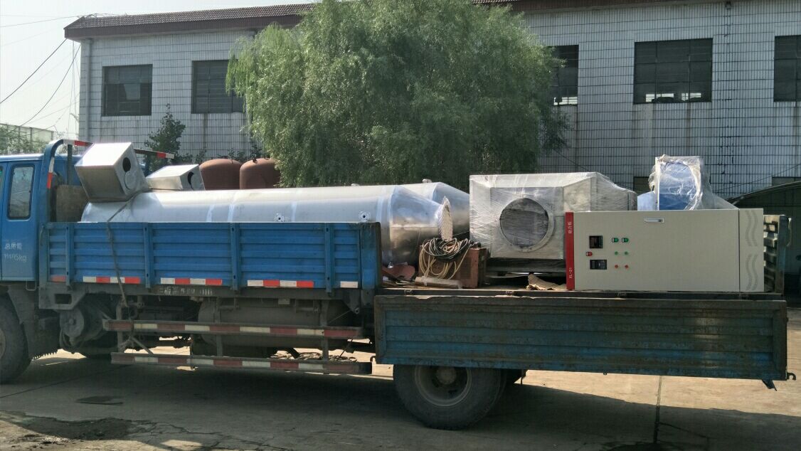 臨沭冠山升華燃氣爐脫硝廢氣處理設備發貨